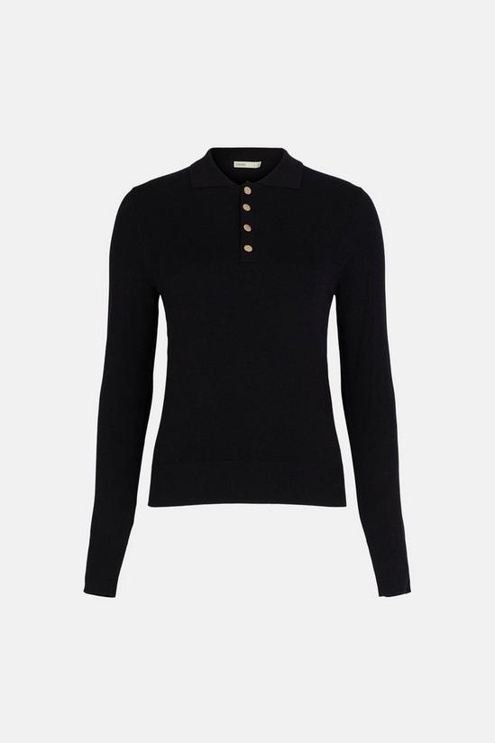 Oasis Knitted Polo Neck Jumper 4
