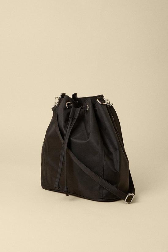 Oasis Nylon Zip Bucket Bag 2