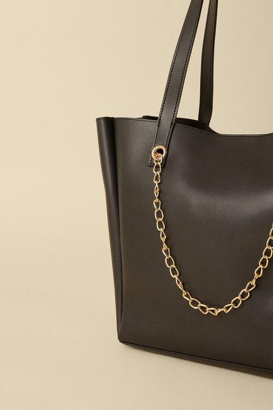 Oasis Chain Detail Tote Bag 3