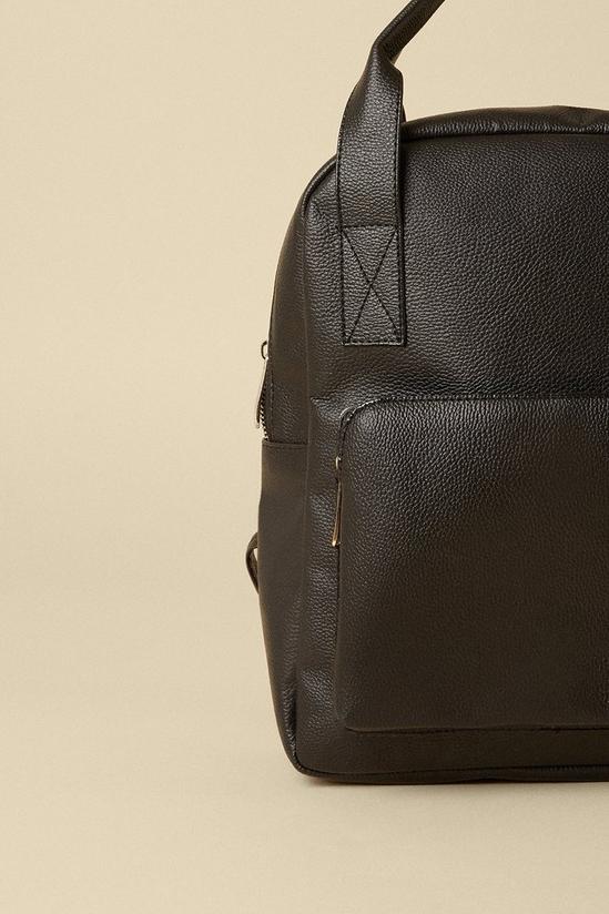 Oasis Zip Front Pocket Double Handle Backpack 3