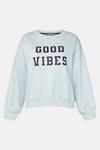Oasis Good Vibes Varsity Sweatshirt thumbnail 5