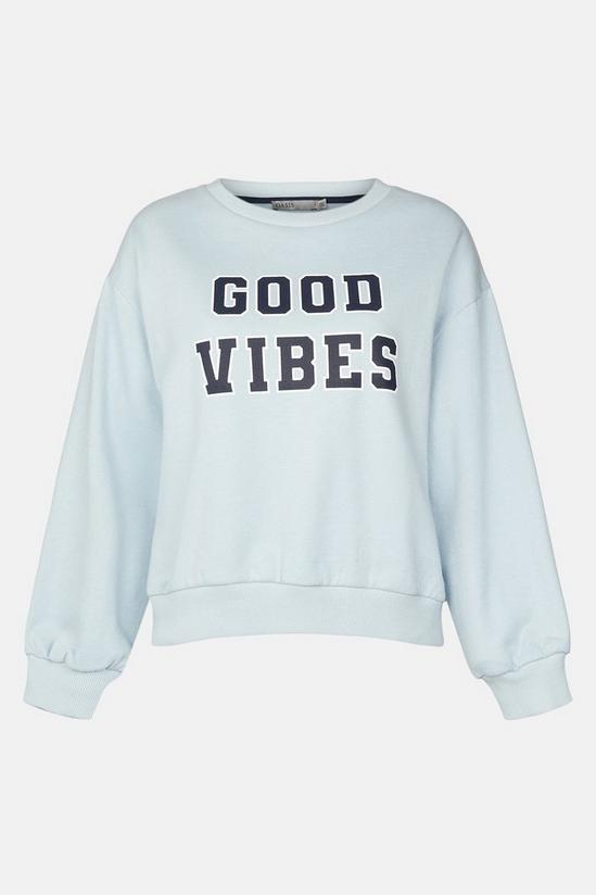 Oasis Good Vibes Varsity Sweatshirt 5