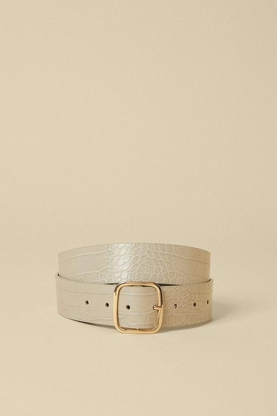 Oasis Rounded Edge Square Buckle Belt 1