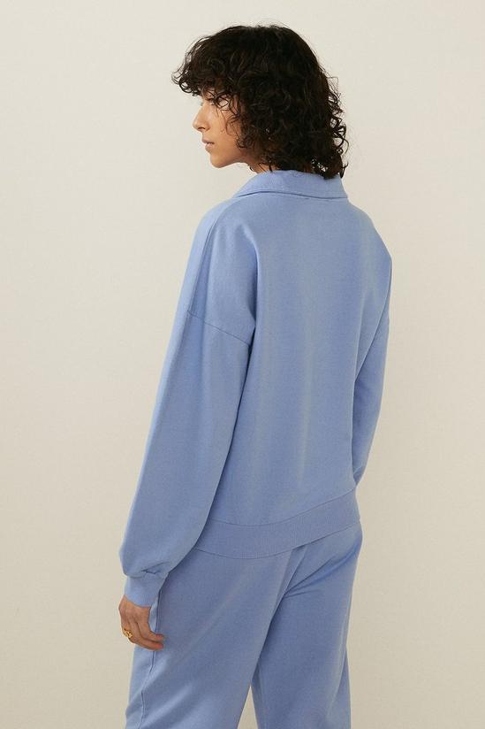 Oasis Garment Dye Half Zip Sweatshirt 3
