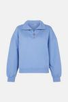 Oasis Garment Dye Half Zip Sweatshirt thumbnail 5