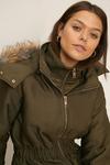 Oasis Premium Fur Hood Padded Winter Parka Coat thumbnail 4