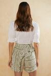 Oasis Printed Tie Waist Relaxed Short thumbnail 3