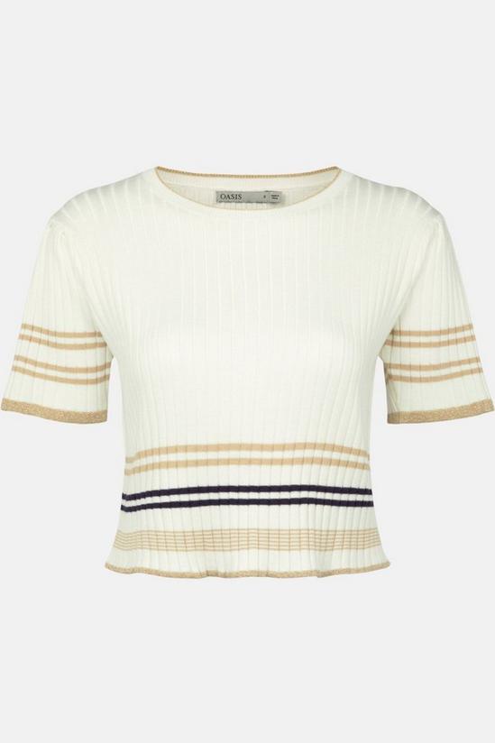 Oasis Stripe Knit T Shirt 5
