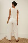 Oasis Belted Linen Look Trouser thumbnail 3