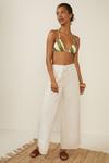 Oasis Belted Linen Look Trouser thumbnail 4