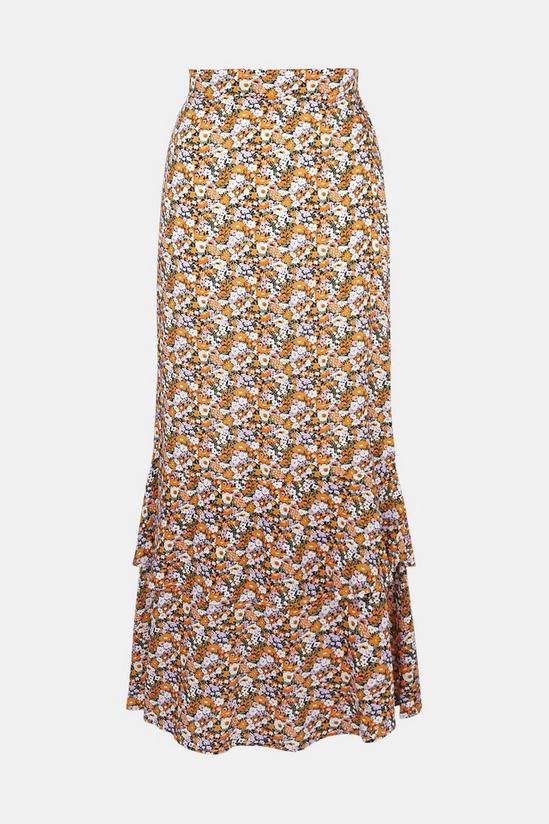 Oasis Floral Printed Midi Skirt 5