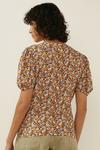 Oasis Floral Print Puff Sleeve Top thumbnail 3