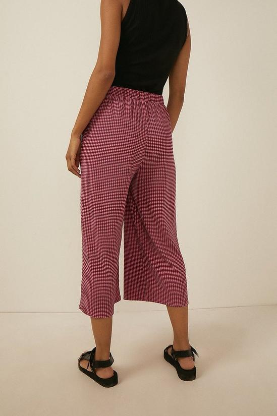 Oasis Check Textured Jersey Trouser 3
