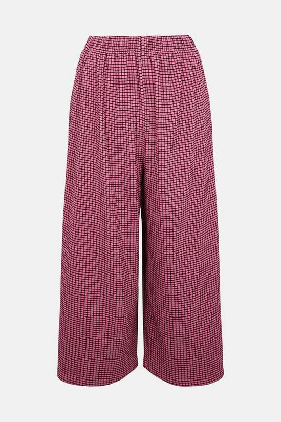 Oasis Check Textured Jersey Trouser 5