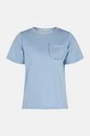 Oasis Melange Ruffle Pocket T Shirt thumbnail 5