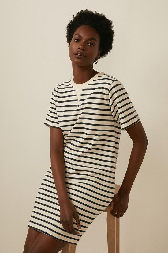 Oasis Stripe T Shirt Dress 2