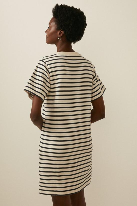 Oasis Stripe T Shirt Dress 3