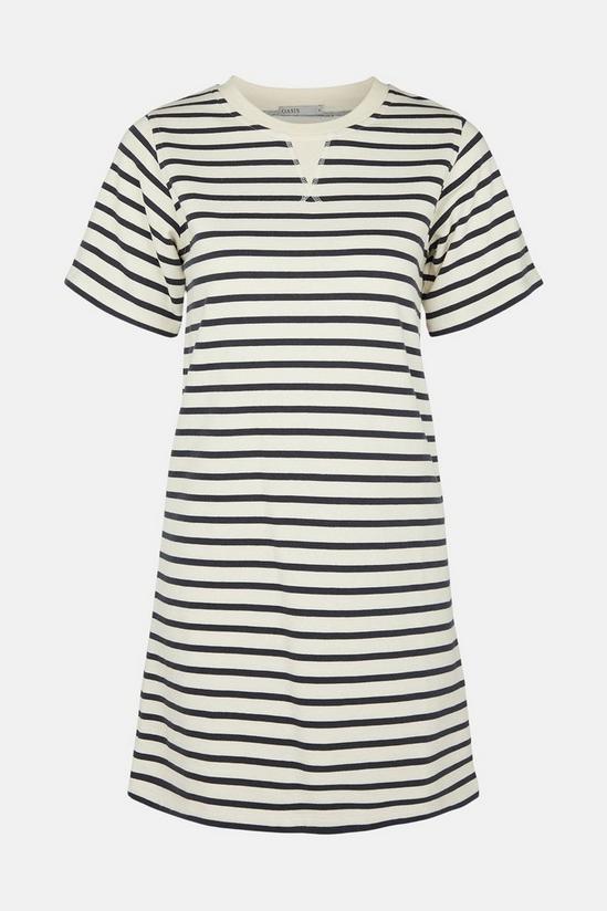 Oasis Stripe T Shirt Dress 5
