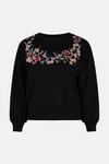Oasis Floral Embroidered Sweatshirt thumbnail 5