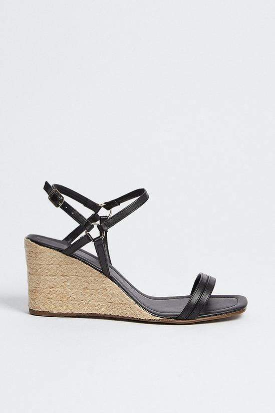 Oasis Double Strap Open Toe Wedge 1