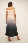 Oasis Ombre Pleated Woven Knitted Dress thumbnail 3