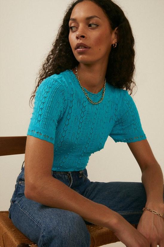 Oasis Stitchy Knit Top 1