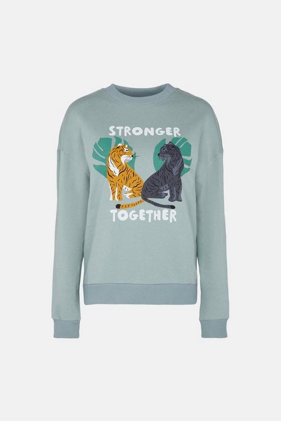 Oasis Stronger Together Printed Sweat 4