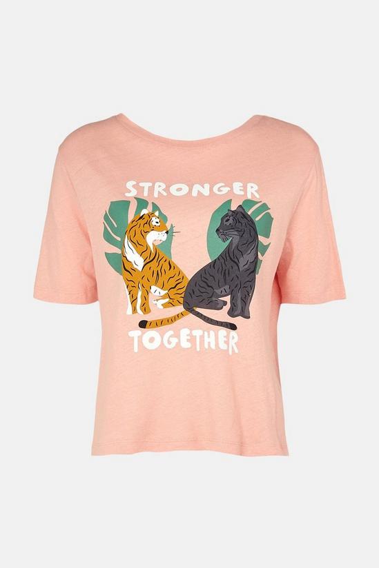 Oasis Stronger Together Printed T Shirt 5