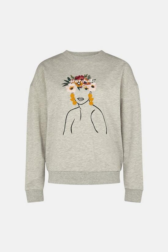 Oasis Gratitude Embroidered Sweatshirt 5