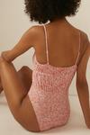Oasis Double Tie Front Shell Trim Ditsy Swimsuit thumbnail 3
