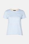 Oasis Contrast Neck Pocket Stripe T Shirt thumbnail 5