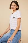 Oasis Sun Kissed Embroidered Stripe T Shirt thumbnail 2