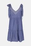 Oasis Tie Strap Embroidered Dress thumbnail 5