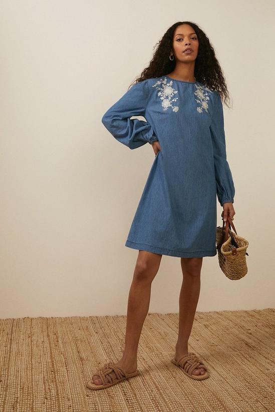 Oasis Embroidered Dress 1