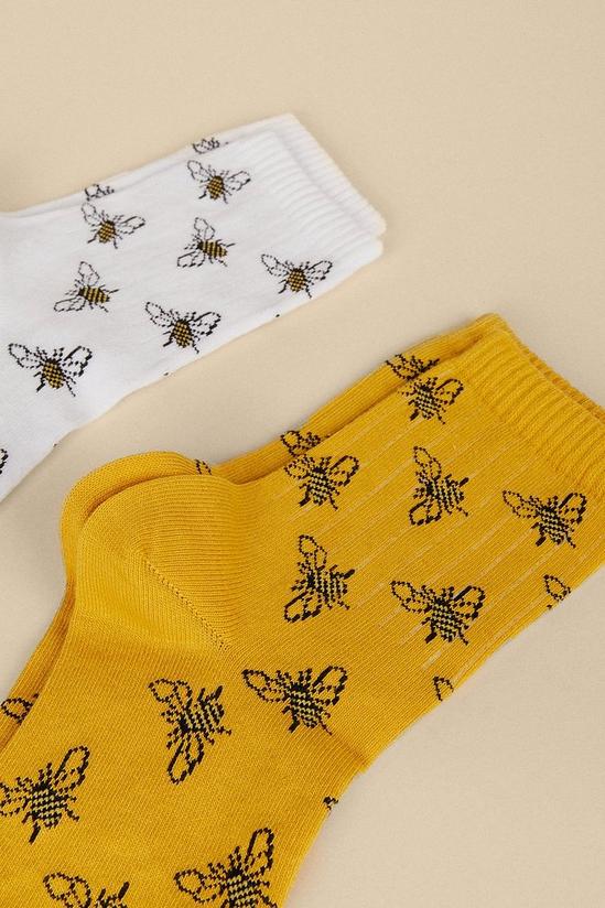 Oasis Bee Socks 2 Pack 2