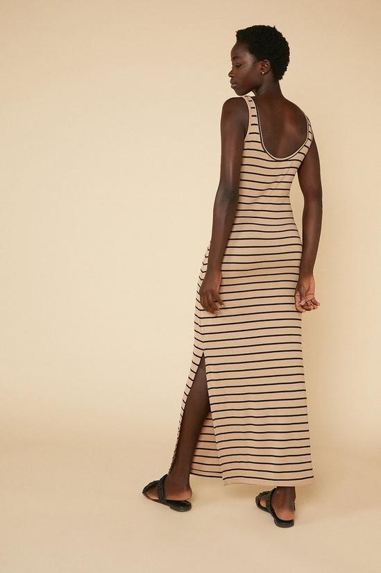 Oasis Stripe Split Side Maxi Dress 3