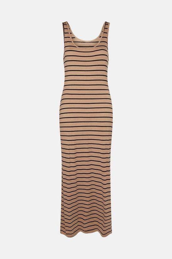 Oasis Stripe Split Side Maxi Dress 5
