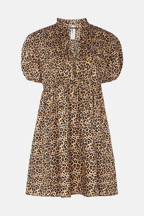 Oasis Leopard Print Smock Dress 5