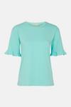 Oasis Frill Sleeve T Shirt thumbnail 4