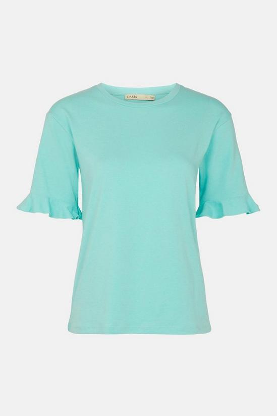 Oasis Frill Sleeve T Shirt 4