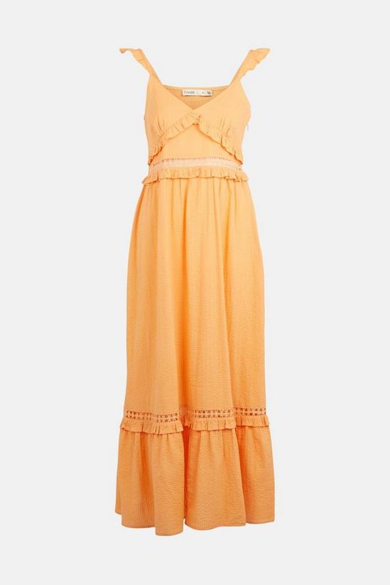 Oasis Frill Detail Strappy Maxi Dress 5