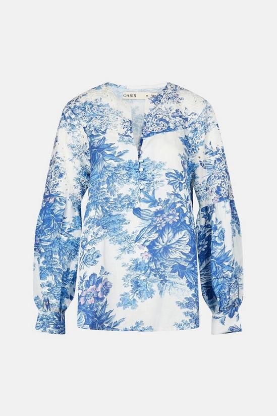 Oasis Embroidery Printed Blouse 5