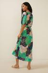 Oasis Patchwork Ditsy Floral Midi Dress thumbnail 3