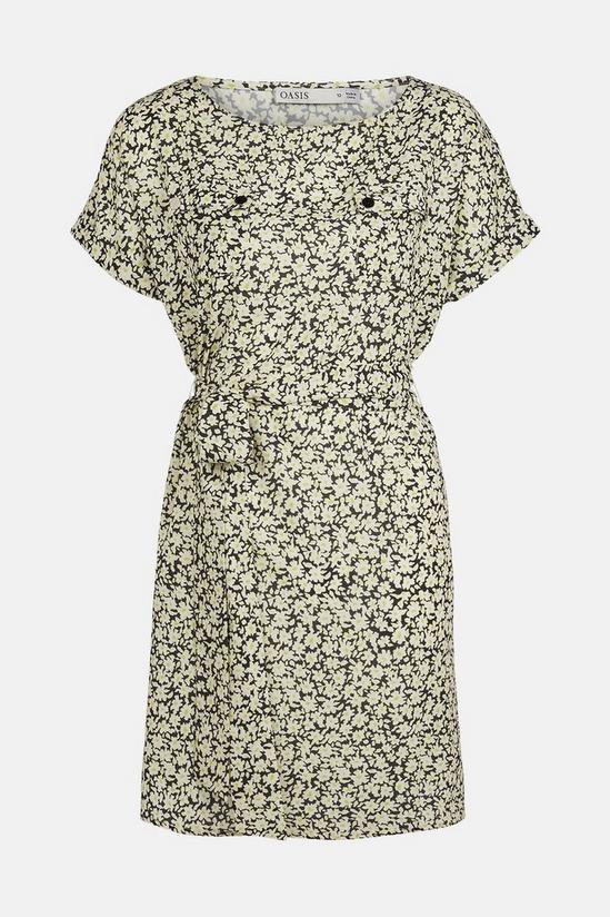 Oasis Floral Print T Shirt Dress 5