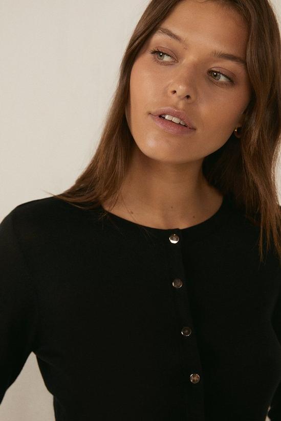 Oasis Cropped Button Up Shrug 2