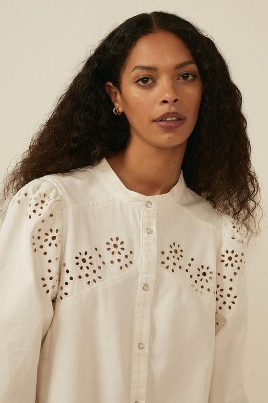 Oasis Pretty Broderie Shirt 1
