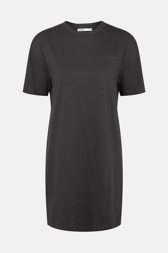 Oasis Cotton T Shirt Dress 4