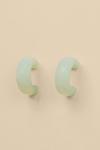 Oasis Resin Marble Hoop Earrings thumbnail 2
