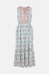 Oasis Sleeveless Mixed Floral Beaded Maxi Dress thumbnail 5