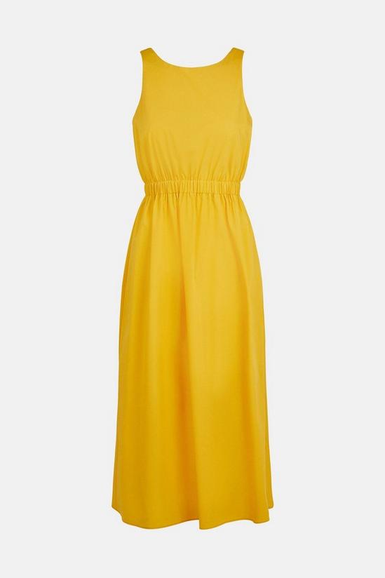 Oasis Ruched Strap Cut Out Back Midi Dress 5